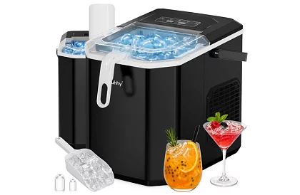 Výrobník ledových kostek 1,2 l – 12 kg / 24 h – černý
