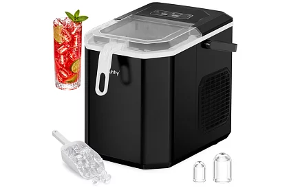 Výrobník ledových kostek 1,2 l – 12 kg / 24 h – černý