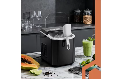 Výrobník ledových kostek 1,2 l – 12 kg / 24 h – černý