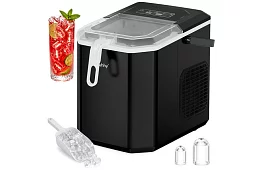 Výrobník ledových kostek 1,2 l – 12 kg / 24 h – černý