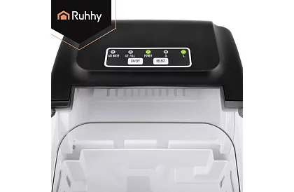 Výrobník ledových kostek 1,2 l – 12 kg / 24 h -  stříbrný