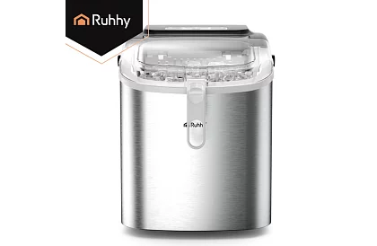 Výrobník ledových kostek 1,2 l – 12 kg / 24 h -  stříbrný