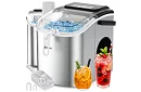 Výrobník ledových kostek 1,2 l – 12 kg / 24 h -  stříbrný