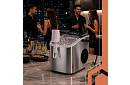 Výrobník ledových kostek 1,2 l – 12 kg / 24 h -  stříbrný