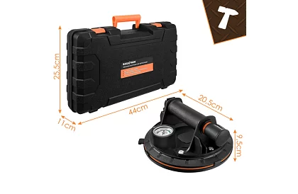 Vakuová přísavka 2 kusy v pouzdře na obklady, dlaždice a sklo – nosnost 200 kg