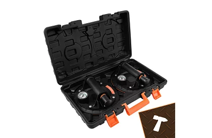 Vakuová přísavka 2 kusy v pouzdře na obklady, dlaždice a sklo – nosnost 200 kg