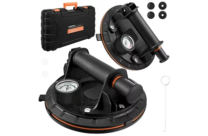 Vakuová přísavka 2 kusy v pouzdře na obklady, dlaždice a sklo – nosnost 200 kg