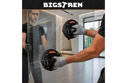 Vakuová přísavka 2 kusy v pouzdře na obklady, dlaždice a sklo – nosnost 200 kg