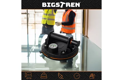 Vakuová přísavka 2 kusy v pouzdře na obklady, dlaždice a sklo – nosnost 200 kg