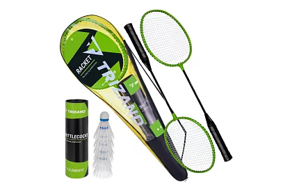 Badmintonová sada – 2 rakety, 6 košíčků a pouzdro