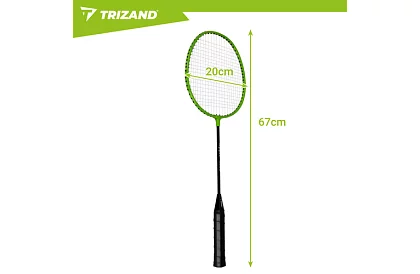 Badmintonová sada – 4 rakety, 3 košíčky a pouzdro