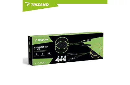 Badmintonová sada – 4 rakety, 3 košíčky a pouzdro