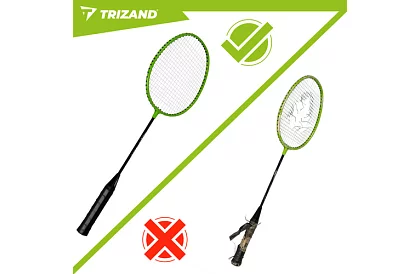 Badmintonová sada – 4 rakety, 3 košíčky a pouzdro