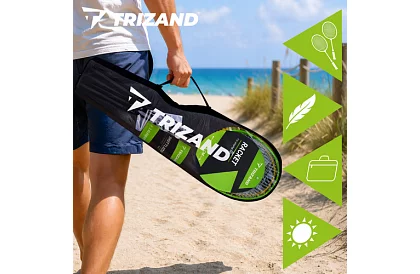 Badmintonová sada – 4 rakety, 3 košíčky a pouzdro