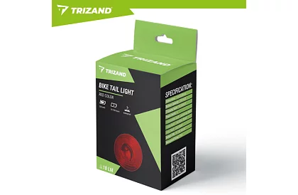 Zadní LED světlo na kolo – 6 režimů, IP66