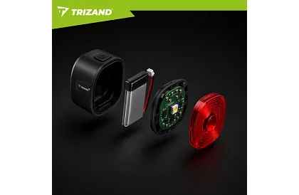 Zadní LED světlo na kolo – 6 režimů, IP66