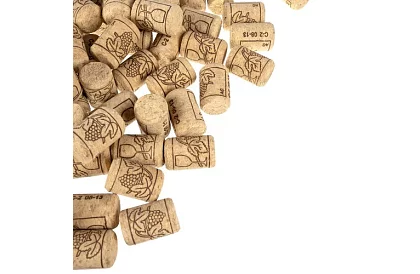 Korkové zátky na láhve 2,2 × 3,3 cm – 100 kusů