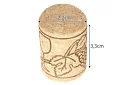 Korkové zátky na láhve 2,2 × 3,3 cm – 100 kusů
