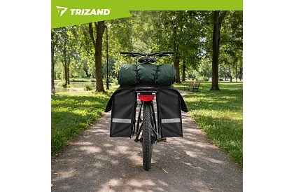 Dvojitá vodotěsná brašna na kolo – 28 l