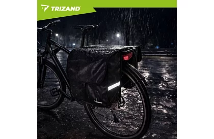 Dvojitá vodotěsná brašna na kolo – 28 l