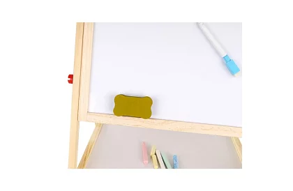 Oboustranná dřevěná tabule pro děti 6v1 + příslušenství