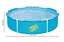 Rámový bazén 152 × 38 cm – B56283