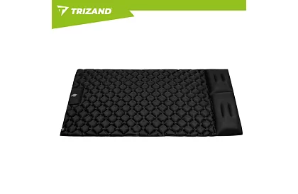 Samonafukovací matrace pro dva 120 × 190 cm – černá