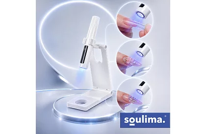 Přenosná UV lampa na nehty + držák