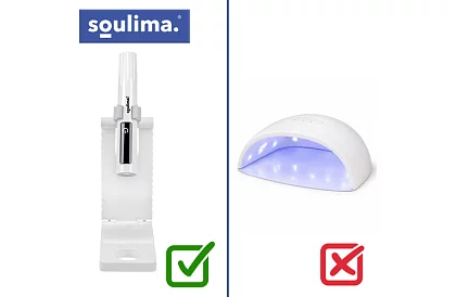 Přenosná UV lampa na nehty + držák