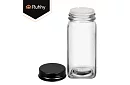 Sada 24 skleněných dóz na koření 120 ml + etikety