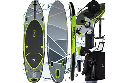 Paddleboard 335 cm – prkno s pádlem, sedákem, pumpou a sadou příslušenství