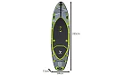 Paddleboard 335 cm – prkno s pádlem, sedákem, pumpou a sadou příslušenství