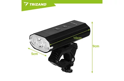 Sada LED světel na kolo – 1300 lm, 5200 mAh