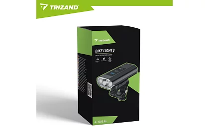 Sada LED světel na kolo – 1300 lm, 5200 mAh
