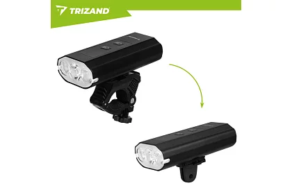 Sada LED světel na kolo – 1300 lm, 5200 mAh