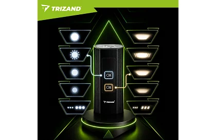 Sada LED světel na kolo – 1300 lm, 5200 mAh