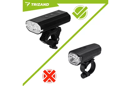 Sada LED světel na kolo – 1300 lm, 5200 mAh