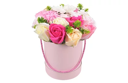 Flower box - Dárková krabička s květinami