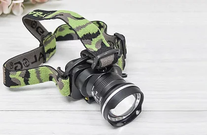 LED dobíjecí čelovka BL6807 – ZOOM CREE LED 500 lm