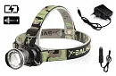 LED dobíjecí čelovka BL6807 – ZOOM CREE LED 500 lm