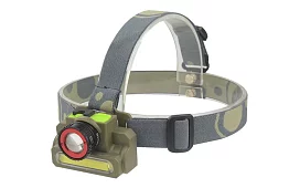 LED dobíjecí LED čelovka DOCOSS 2 v 1  - ZOOM – CREE LED + COB LED