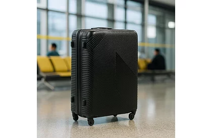 Sada 3 cestovních kufrů na kolečkách 39 l, 70 l, 99 l – Černá