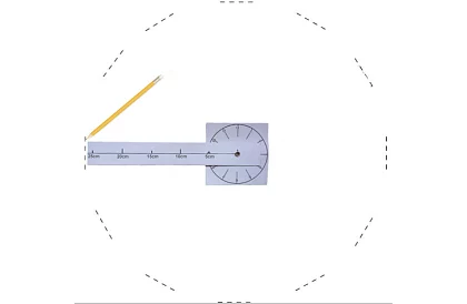 Nástěnné DIY hodiny černé – průměr 60 až 130 cm