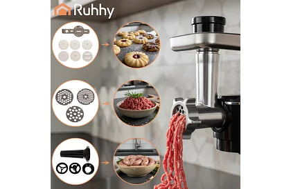 Kuchyňský robot s mixérem a mlýnkem na maso – 2000 W, vyhřívaná mísa 6,2 l