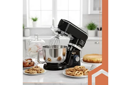 Kuchyňský robot s mixérem a mlýnkem na maso – 2000 W, vyhřívaná mísa 6,2 l