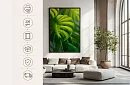 Tropický list - obraz - Monstera v moderním přírodním stylu 45