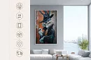 Drsný zajíc - obraz - Stylizovaná postava v urban art stylu 46