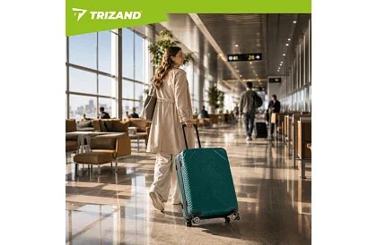 Sada 3 cestovních kufrů na kolečkách 39 l, 70 l, 99 l – zelená