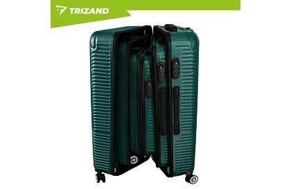 Sada 3 cestovních kufrů na kolečkách 39 l, 70 l, 99 l – zelená