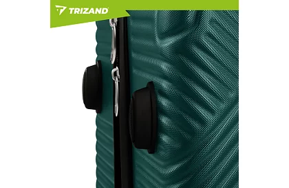 Sada 3 cestovních kufrů na kolečkách 39 l, 70 l, 99 l – zelená
